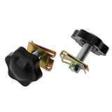 Maxbell 2xBlack Hard Saddlebag Locks Mounting Security Theft Deterrent For Motorcycle
