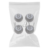 Maxbell 3xNumber 8 Universal Car Truck Tire/Wheel Bike Stem Air Valve Caps Covers