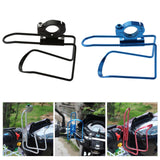 Maxbell 2xMotorcycle ATV Bike Handlebar Drink Cup Holder Water Bottle Stand Set Blue