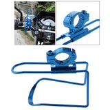 Maxbell 2xMotorcycle ATV Bike Handlebar Drink Cup Holder Water Bottle Stand Set Blue