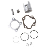 Maxbell 2xPiston Ring Kit Gasket Pin Bearing Set for Yamaha PW50 PW 50 Motorcycle