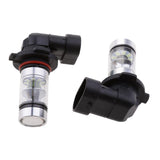 2pcs Ice Blue H10 Universal Car Headlight Fog Lamp LED Bulb Replacement