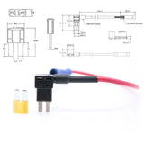 Maxbell 20xBlade Style ATR APT Micro 2 Fuse Tap Holder With 5AMP Fuse Circuit Adapter