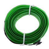 Maxbell Maxbell 5M Car Neon Cold Light EL Wire Strip Tube with 12V Drive Inverter Deep Green