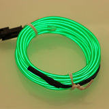 Maxbell Maxbell 5M Car Neon Cold Light EL Wire Strip Tube with 12V Drive Inverter Deep Green