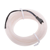 Maxbell Maxbell 5M Car Neon Cold Light EL Wire Strip Tube with 12V Drive Inverter White