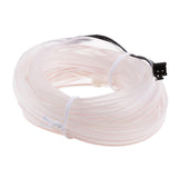 Maxbell Maxbell 5M Car Neon Cold Light EL Wire Strip Tube with 12V Drive Inverter White