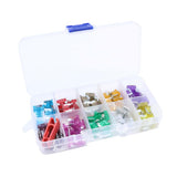 Maxbell 5x100PCS Car Motorcycle Blade Fuse Set 3A 5A 7.5A 10A 15A 20A 25A 30A 35A 40A