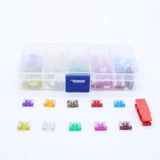 Maxbell 5x100PCS Car Motorcycle Blade Fuse Set 3A 5A 7.5A 10A 15A 20A 25A 30A 35A 40A