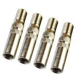 Maxbell 2x4PCS Car Vehicle Bike Motorcycle Copper Tire Tyre Valve Extension Cap 39mm