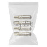 Maxbell 2x4PCS Car Vehicle Bike Motorcycle Copper Tire Tyre Valve Extension Cap 39mm