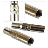Maxbell 35xVehicle Motorcycle Copper Valve Extension Adapter Cap 39mm Metal Straight