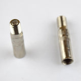Maxbell 10xVehicle Motorcycle Copper Valve Extension Adapter Cap 39mm Metal Straight