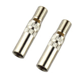 Maxbell 11xVehicle Motorcycle Copper Valve Extension Adapter Cap 39mm Metal Straight