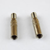 Maxbell 11xVehicle Motorcycle Copper Valve Extension Adapter Cap 39mm Metal Straight