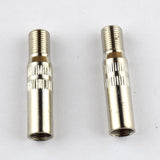 Maxbell 35xVehicle Motorcycle Copper Valve Extension Adapter Cap 39mm Metal Straight