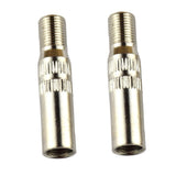 Maxbell 10xVehicle Motorcycle Copper Valve Extension Adapter Cap 39mm Metal Straight