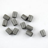 Maxbell 6x12 Pieces Wheel Tire Valve Stem Caps for TPMS Standard Valve Grey