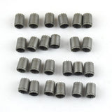 Maxbell 2x24 Pieces Wheel Tire Valve Stem Caps for TPMS Standard Valve Grey