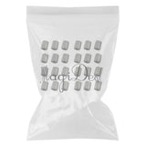 Maxbell 2x24 Pieces Wheel Tire Valve Stem Caps for TPMS Standard Valve Grey