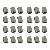 Maxbell 2x24 Pieces Wheel Tire Valve Stem Caps for TPMS Standard Valve Grey