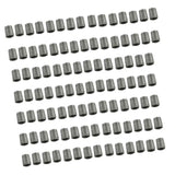 Maxbell 2x100 Pieces Wheel Tire Valve Stem Caps for TPMS Standard Valve Grey