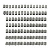 Maxbell 2x100 Pieces Wheel Tire Valve Stem Caps for TPMS Standard Valve Grey