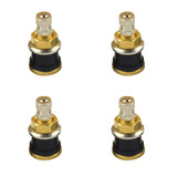 4pcs TR575 Tubeless Truck Clamp-In Valve Stem Brass Wheel Parts