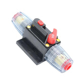 Maxbell 2xDC12V 24V 80AMP Car Audio Inline Circuit Breaker Fuse Manual Reset Switch