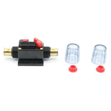 Maxbell 2xDC12V 24V 80AMP Car Audio Inline Circuit Breaker Fuse Manual Reset Switch