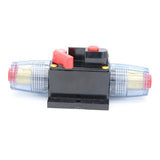 Maxbell 2xDC12V 24V 80AMP Car Audio Inline Circuit Breaker Fuse Manual Reset Switch