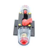 Maxbell 2xDC12V 24V 80AMP Car Audio Inline Circuit Breaker Fuse Manual Reset Switch