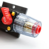 Maxbell 2xDC12V 24V 80AMP Car Audio Inline Circuit Breaker Fuse Manual Reset Switch