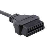 Maxbell 5x12 Pin OBD1 to 16 Pin OBD2 Connector Adapter Cable for GM Chevrolet