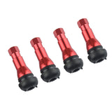 Maxbell 2x4 Pieces TR413 46mm Wheel Rim Tire Valve Stem Car Truck Vehicle Red