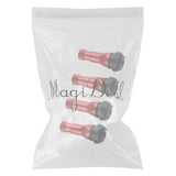 Maxbell 2x4 Pieces TR413 46mm Wheel Rim Tire Valve Stem Car Truck Vehicle Red