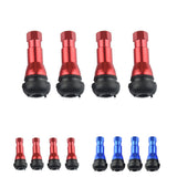 Maxbell 2x4 Pieces TR413 46mm Wheel Rim Tire Valve Stem Car Truck Vehicle Red