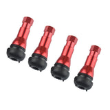 Maxbell 2x4 Pieces TR413 46mm Wheel Rim Tire Valve Stem Car Truck Vehicle Red
