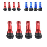 Maxbell 2x4 Pieces TR413 46mm Wheel Rim Tire Valve Stem Car Truck Vehicle Red