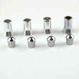 Maxbell 4x4 Sets TPMS Tire Valve Stem Caps & Sleeve Covers for American Car and Truck