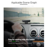 Maxbell 2x360 Car Dashboard Flexible Base HUD Holder Head Up Display Phone GPS Stand