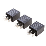 Maxbell 10x3 Pieces 24V 30A Car Automotive Van Boat Electronic 5 Pin SPST Relays