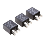 Maxbell 3x3 Pieces 24V 30A Car Automotive Van Boat Electronic 5 Pin SPST Relays