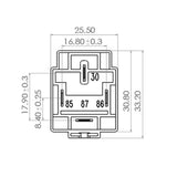 Maxbell 3x24V 100Amp Split Charge Relay Switch 4 Terminal Relays for Truck Boat Marine