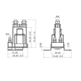 Maxbell 2x3 Sets Car 40A 5Pin Relay Socket Holders With 6.3mm Copper Terminals Harness