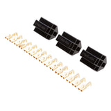 Maxbell 2x3 Sets Car 40A 5Pin Relay Socket Holders With 6.3mm Copper Terminals Harness