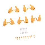 Maxbell 4x5 Sets Waterproof AGC Fuse Holder Block Kit With 6X30mm Fast Blow Fuse