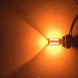 Maxbell 2x2 Pieces BA15S 1156 5630 33LED Turn Signal Reverse Lights Bulb 6500K Yellow