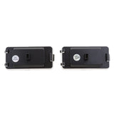 Maxbell 2x LED License Number Plate Light for Ibiza Leon +License Plate Frame Red