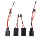 Maxbell 2x LED License Number Plate Light for Ibiza Leon + License Plate Frame Black